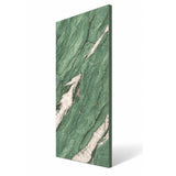Elegant Emerald Meta Ox Colorbody porcelain slab 120x280cm, 9mm thick, with a rich green stone look for striking floors, walls and modern interiors.