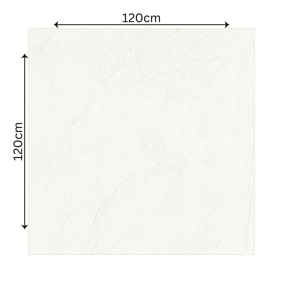 Elegent Crema 120x120cm 09mm – Matt
