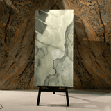 Emerald Onyx porcelain tile 60x120cm 9mm thickness, bold marble look design, durable porcelain, ideal for luxury floors and walls.