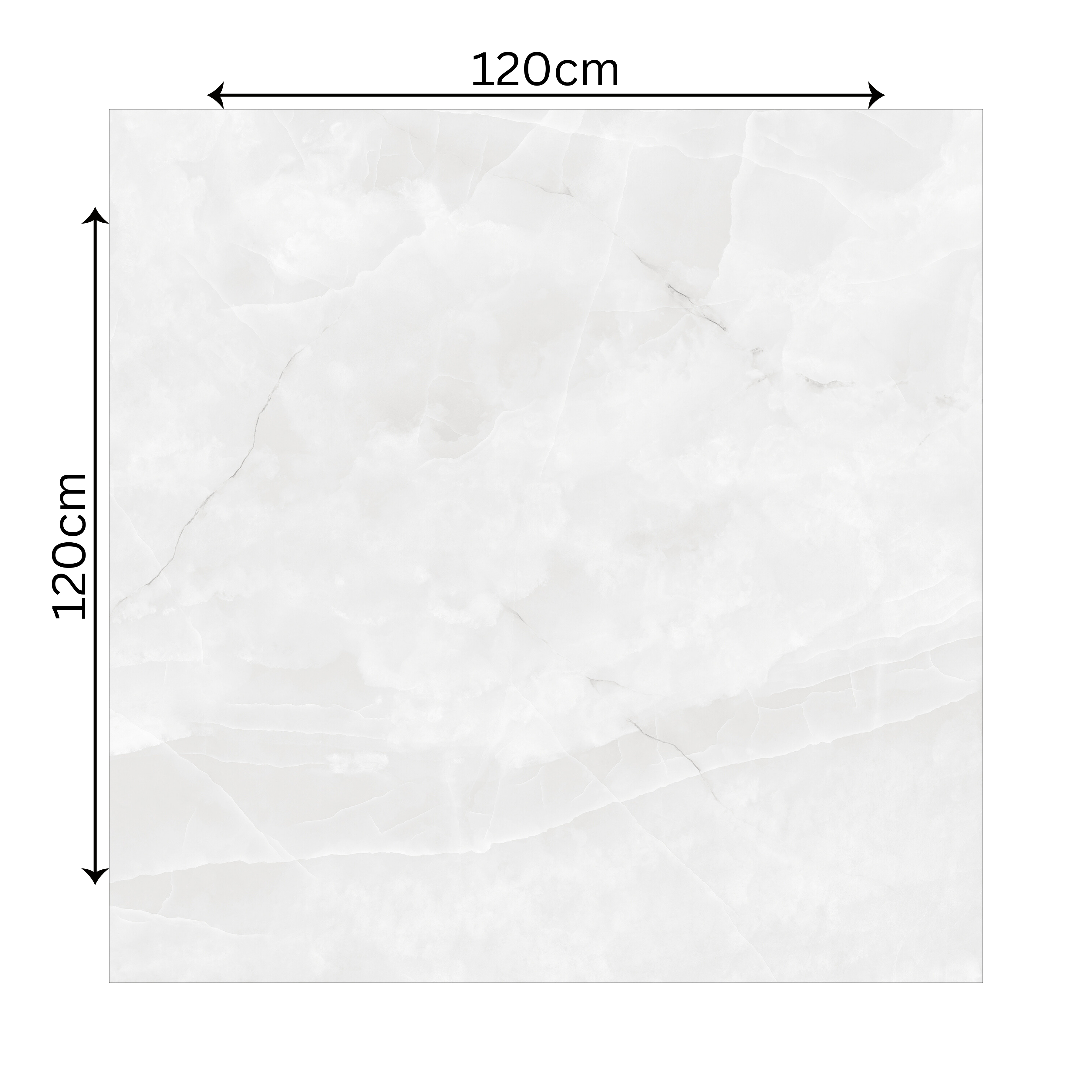 Explore ONYX LAUREL large format porcelain tiles (120x120cm) with a 9MM glossy finish and marble effect. Durable, scratch-resistant, and easy to install. Ideal for upscale residential and commercial interiors.