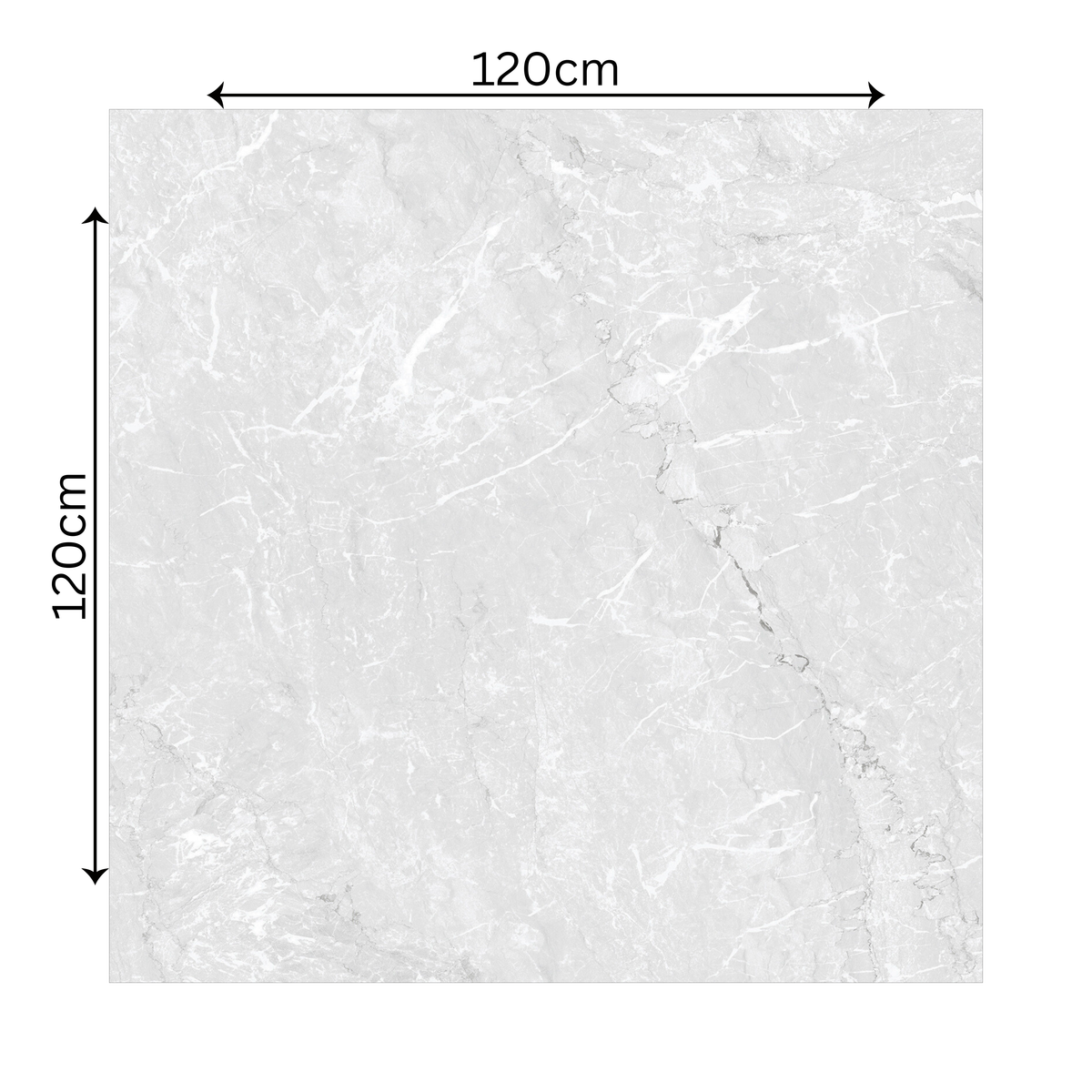 Explore SILVER FUME large format porcelain tiles (120x120cm) with a 9MM glossy finish and silver marble effect. Durable, scratch-resistant, and easy to install. Perfect for contemporary residential and commercial interiors.