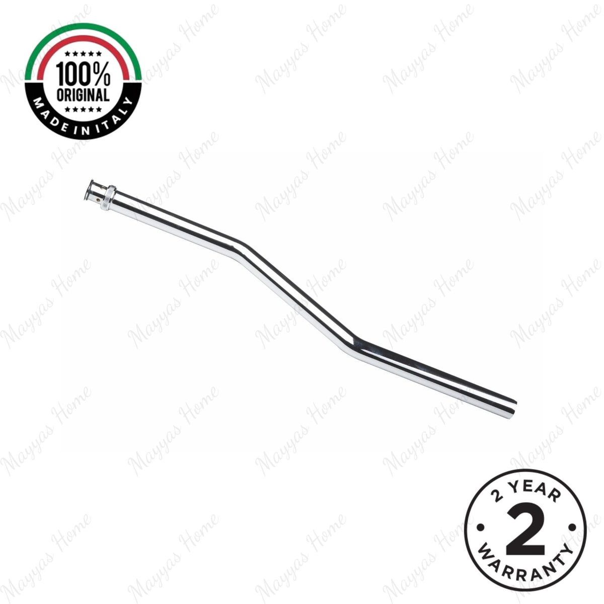 External telescopic S exhaust pipe with Ø25mm outlet for exposed plumbing systems. Ideal for commercial, hospitality and residential bathroom projects in UAE.
