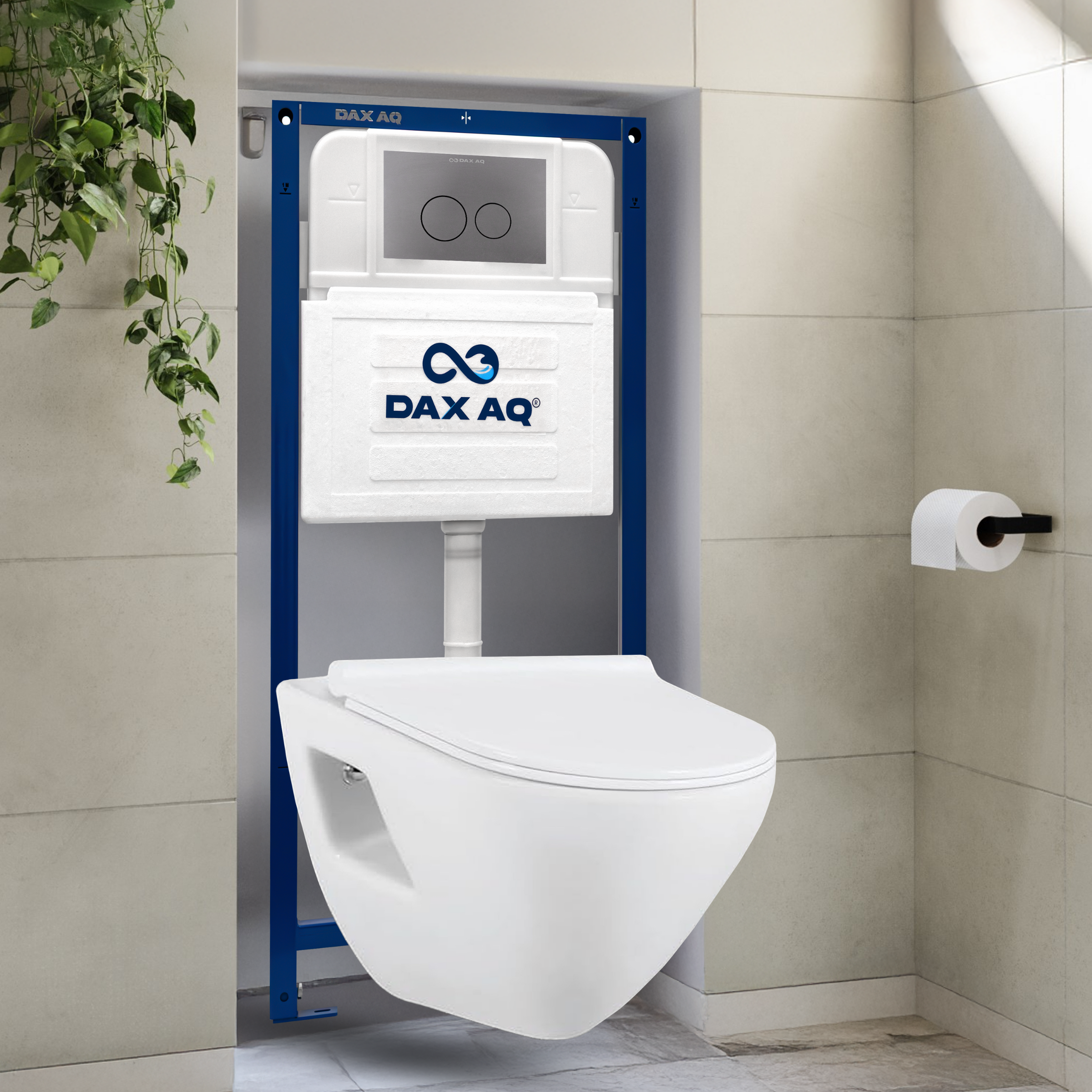FLOW-IQ concealed cistern with German-engineered frame, fast installation, retrofit-friendly design, and proven water-saving performance for modern bathrooms.