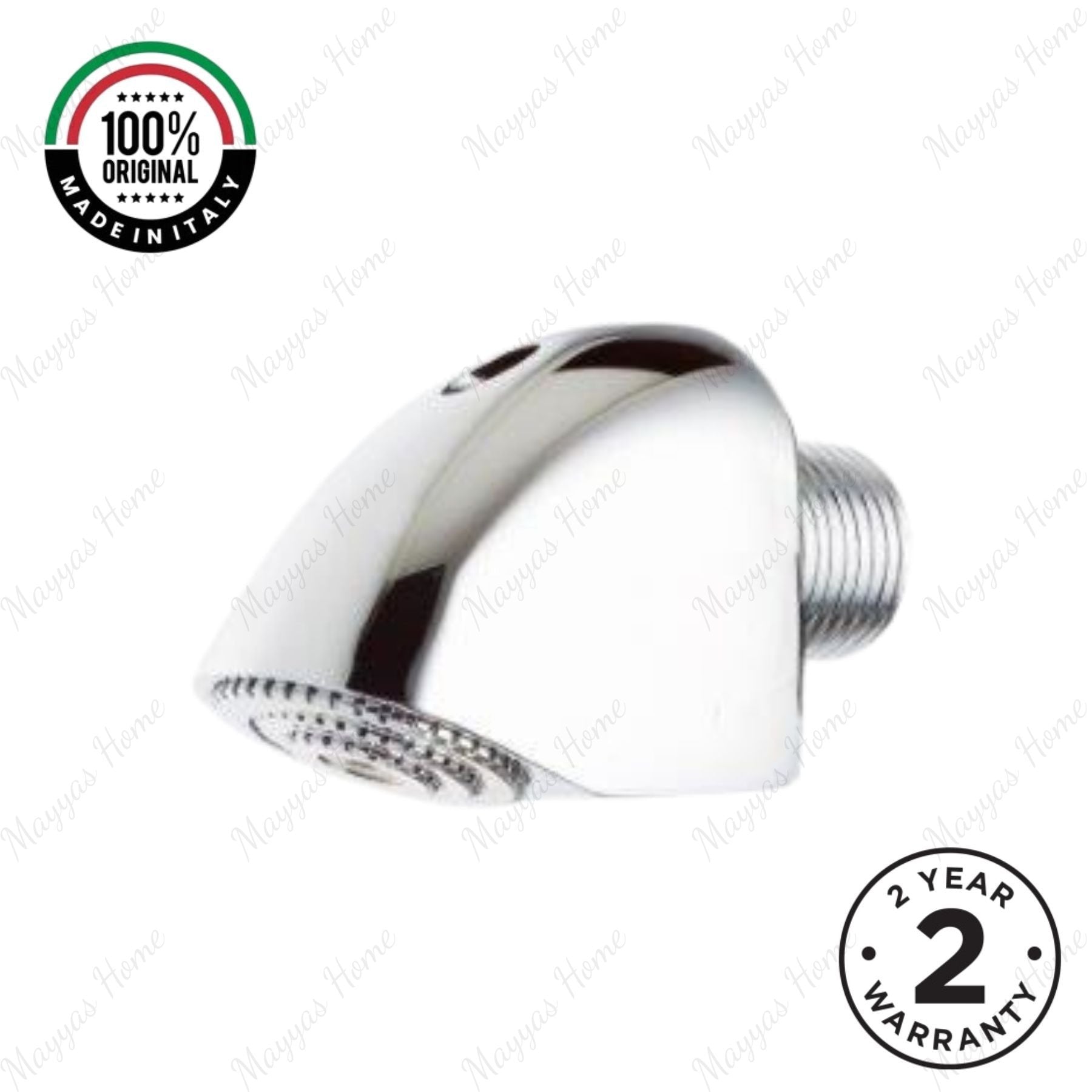 Fixed jet anti-hanging shower head with wall-mounted design, G1/2 male connection and water-saving flow limiter options. Ideal for secure facilities across UAE.