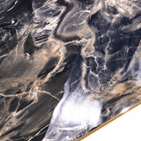 Florance Black porcelain tile 60x120cm 9mm thickness, black marble look design, durable porcelain tile for modern luxury floors and walls.