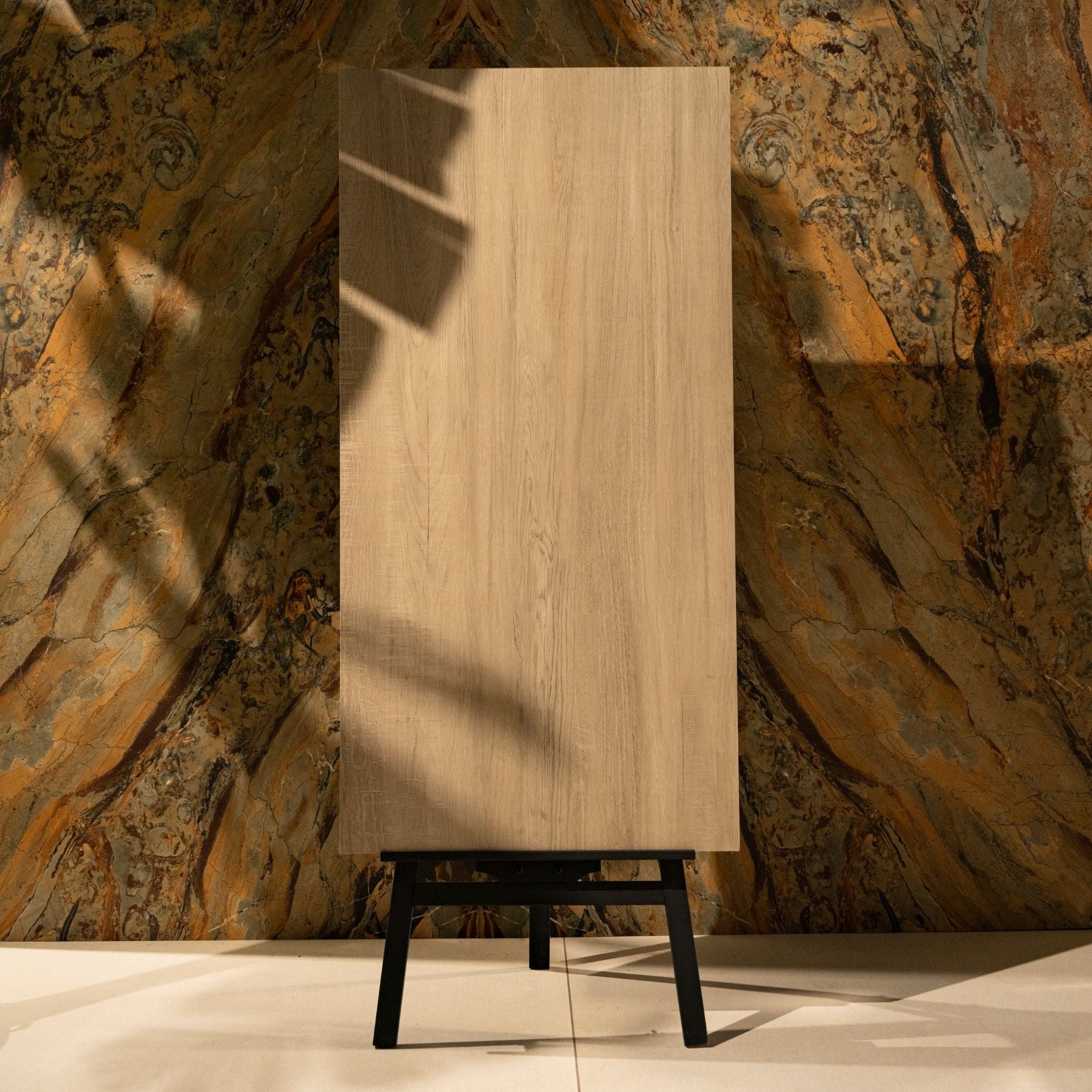 Forestine Sicura wood-look porcelain tile in 60x120cm size with natural wood tones, durable 9mm thickness and premium finish for walls and floors.