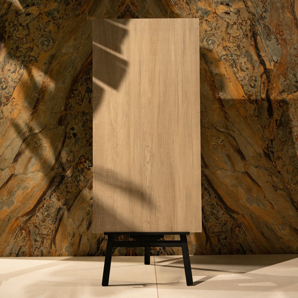 Forestine Sicura wood-look porcelain tile in 60x120cm size with natural wood tones, durable 9mm thickness and premium finish for walls and floors.