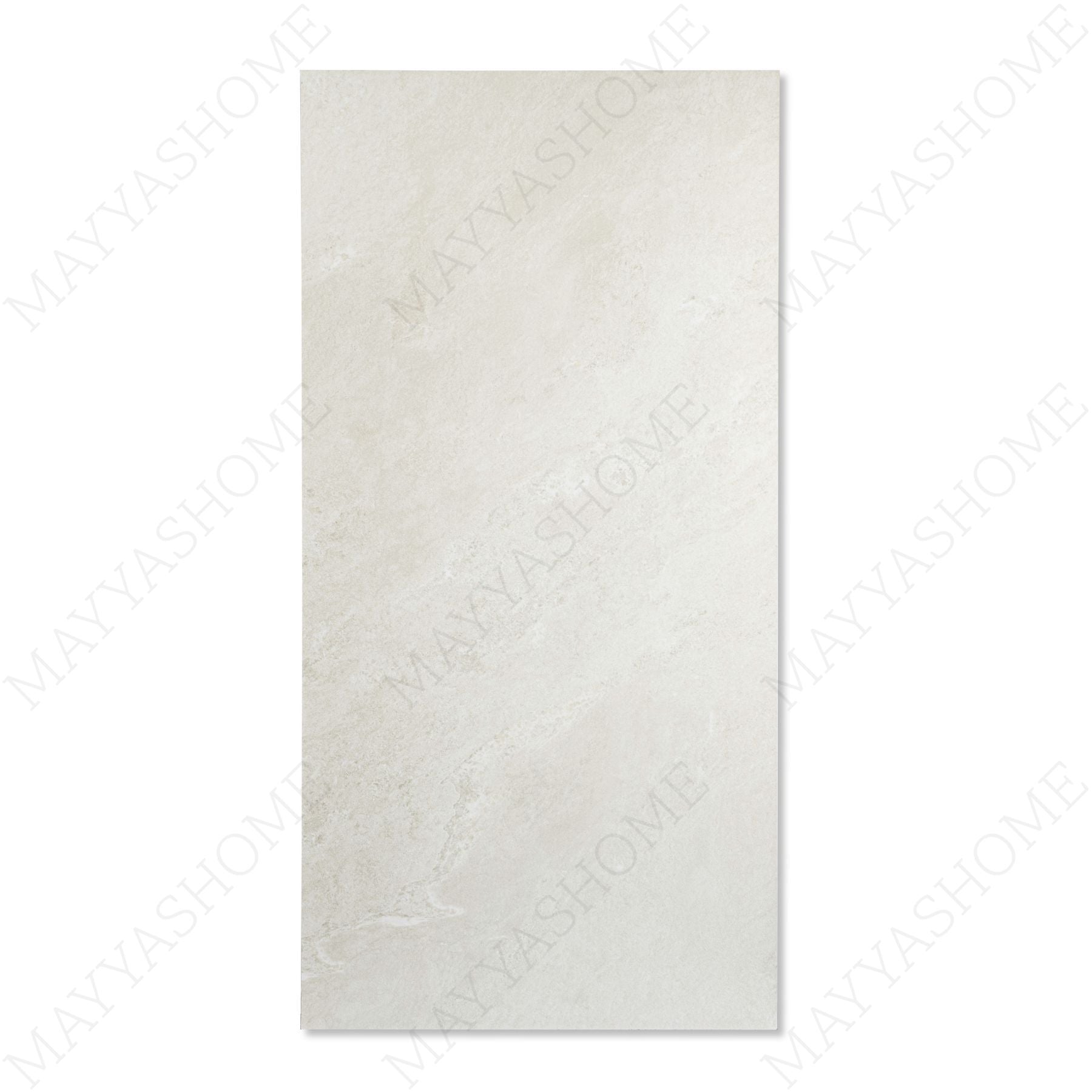 Fossil Ivory porcelain tile in 60x120cm size with classic stone look, soft ivory tones and durable 9mm thickness for walls and floors.