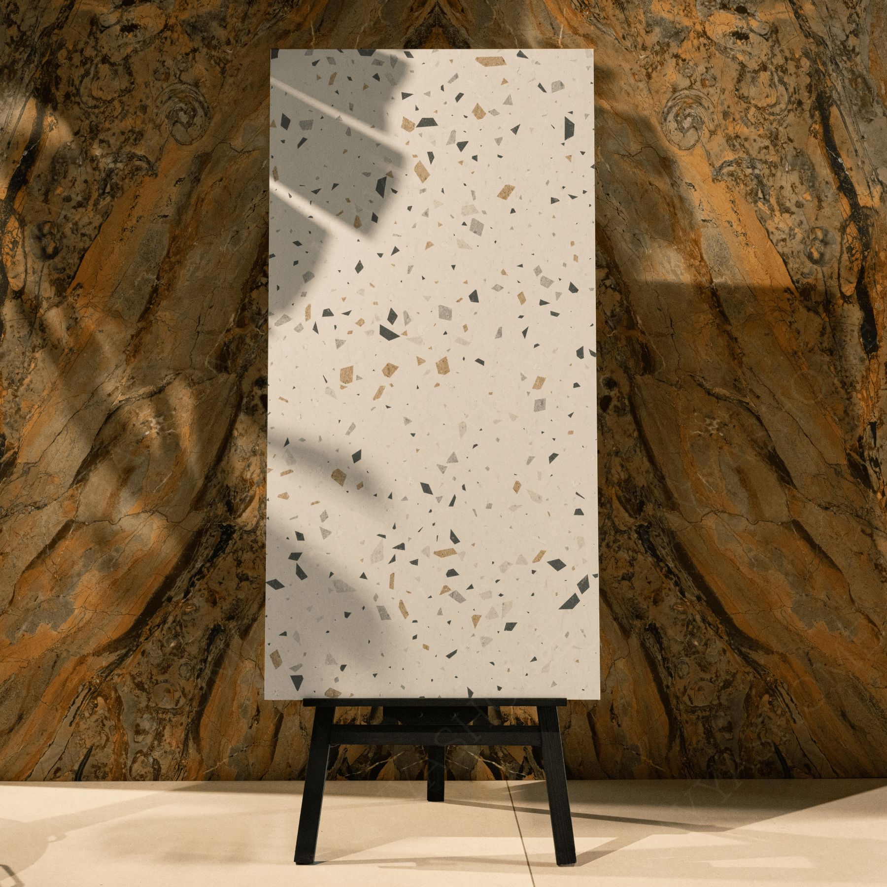 Glacier Bianco porcelain tile 60x120cm with 9mm thickness features a refined marble look, durable porcelain body, ideal for floors and walls.