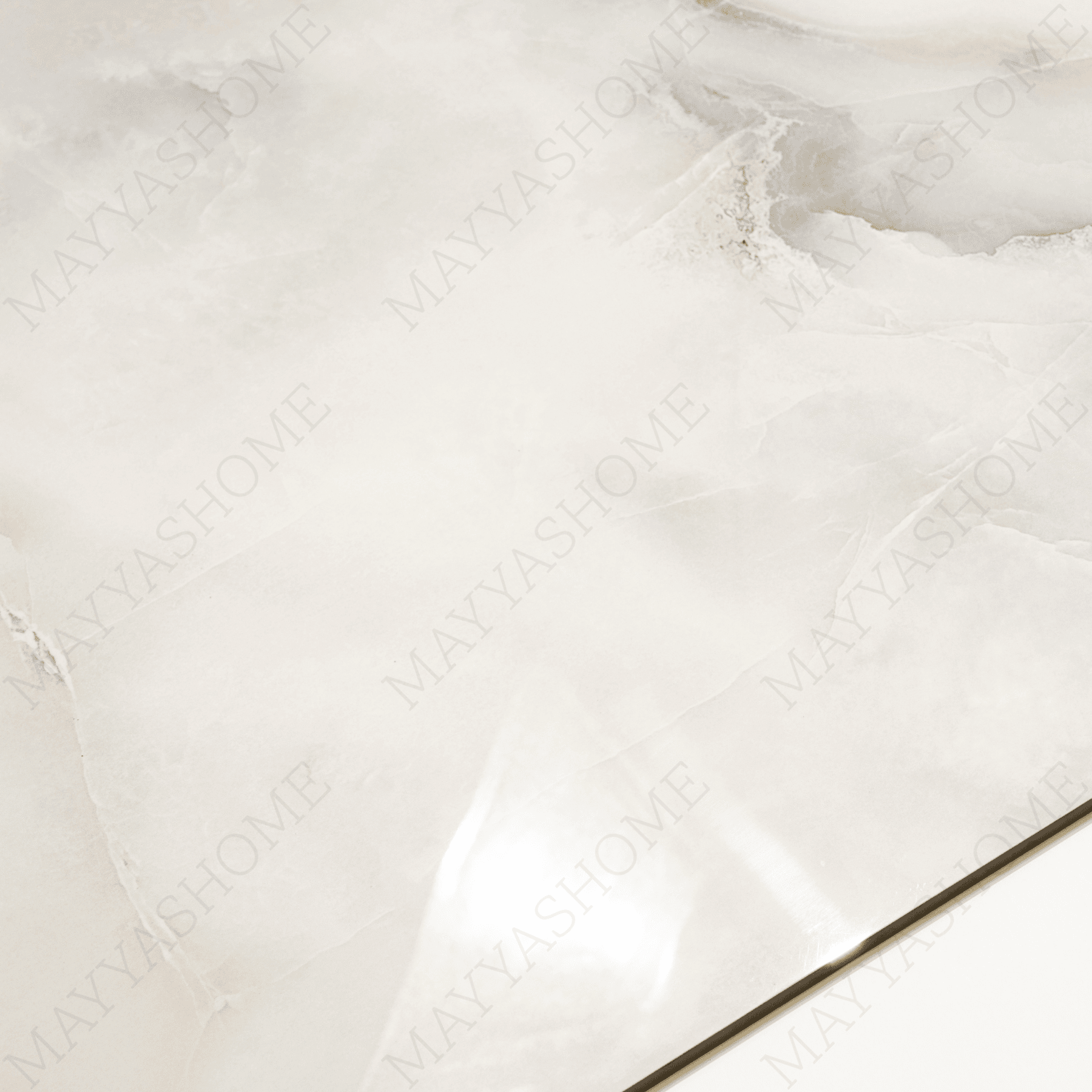 Glacier Vein Silver porcelain tile 60x120cm 9mm thickness, light grey marble look design, durable porcelain tile for modern floors and walls.