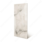 Glacier Vein Silver porcelain tile 60x120cm 9mm thickness, light grey marble look design, durable porcelain tile for modern floors and walls.