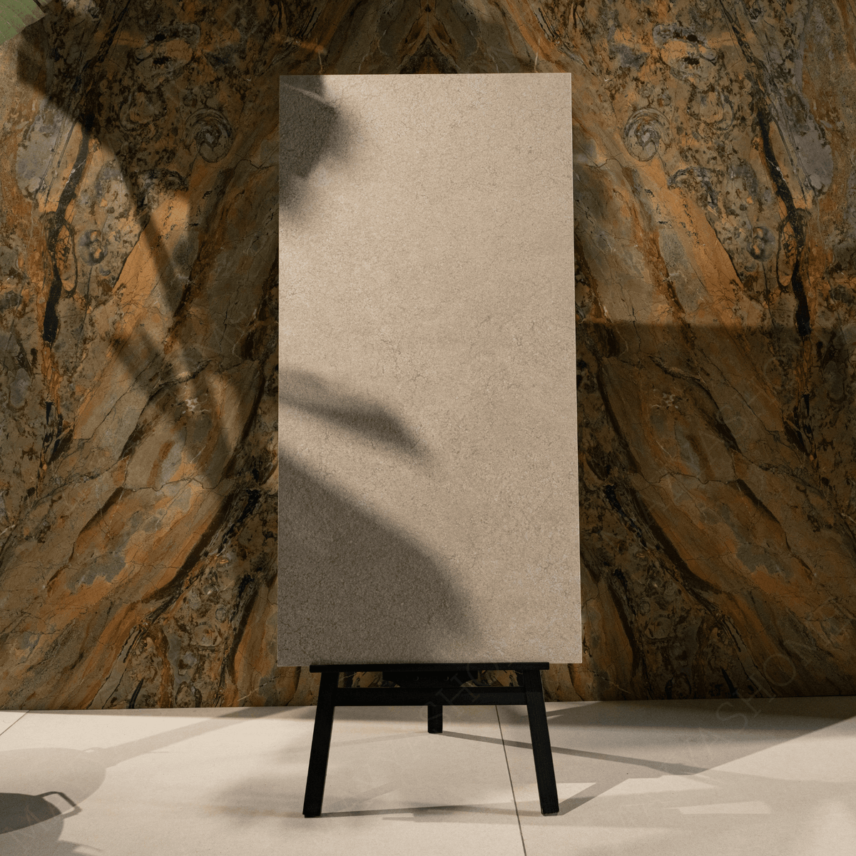 Grace Sand porcelain tile 60x60cm with 10mm thickness, natural sand-inspired design, durable porcelain, perfect for floors and walls.