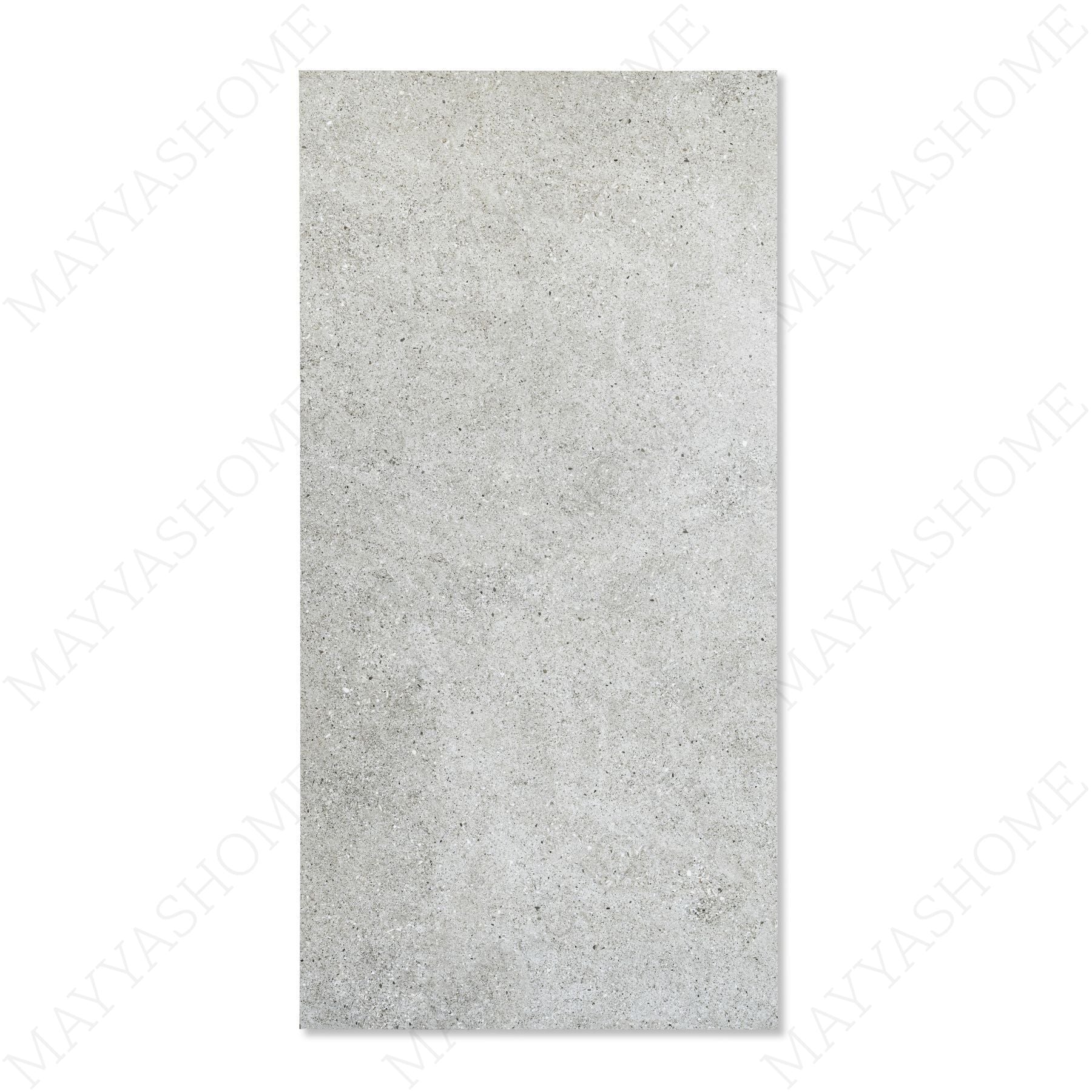 Gritoss Grey porcelain tile 60x120cm 9mm thick with raw cement look, designed for modern floor and wall applications with strong performance.