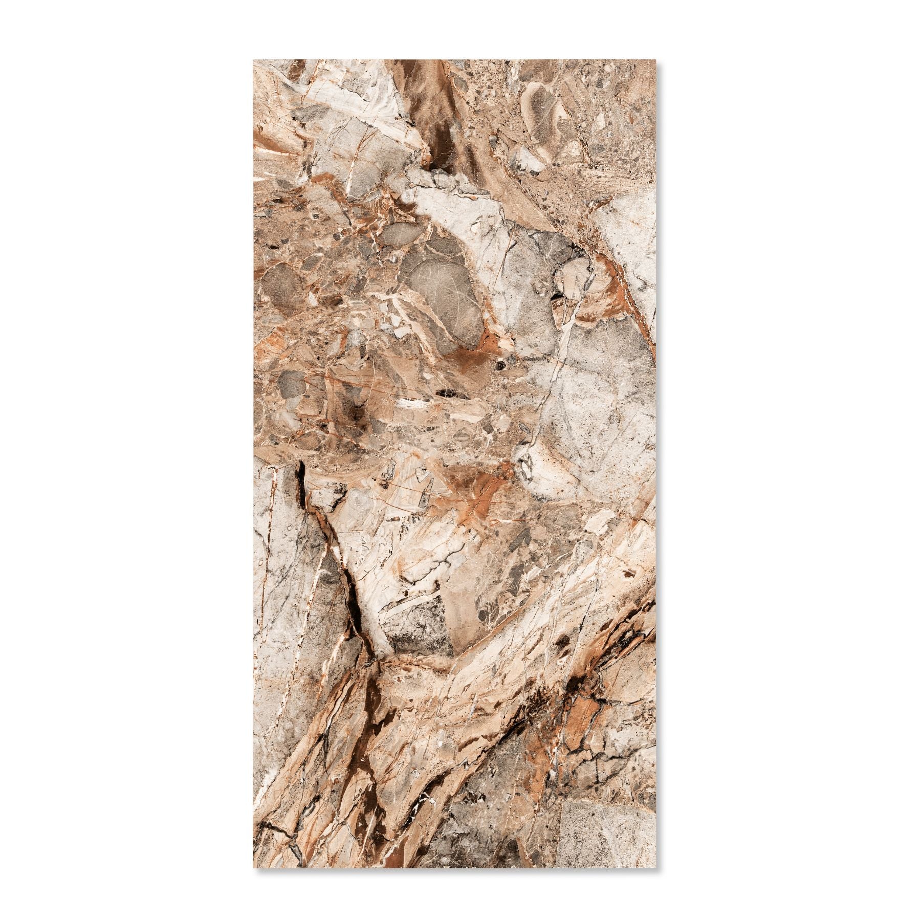 Harvest Choco matt porcelain tile 60x120cm x 2mm with rich brown tone. Durable large format tile ideal for modern floors and stylish interior walls.