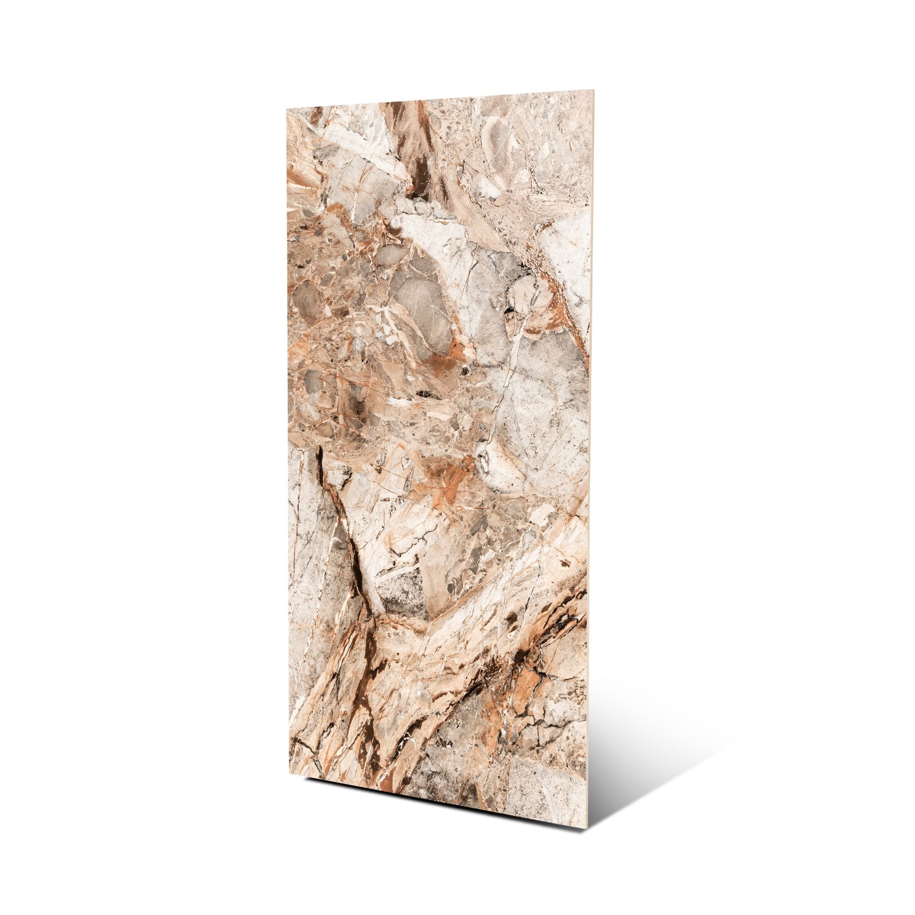 Harvest Choco matt porcelain tile 60x120cm x 2mm with rich brown tone. Durable large format tile ideal for modern floors and stylish interior walls.