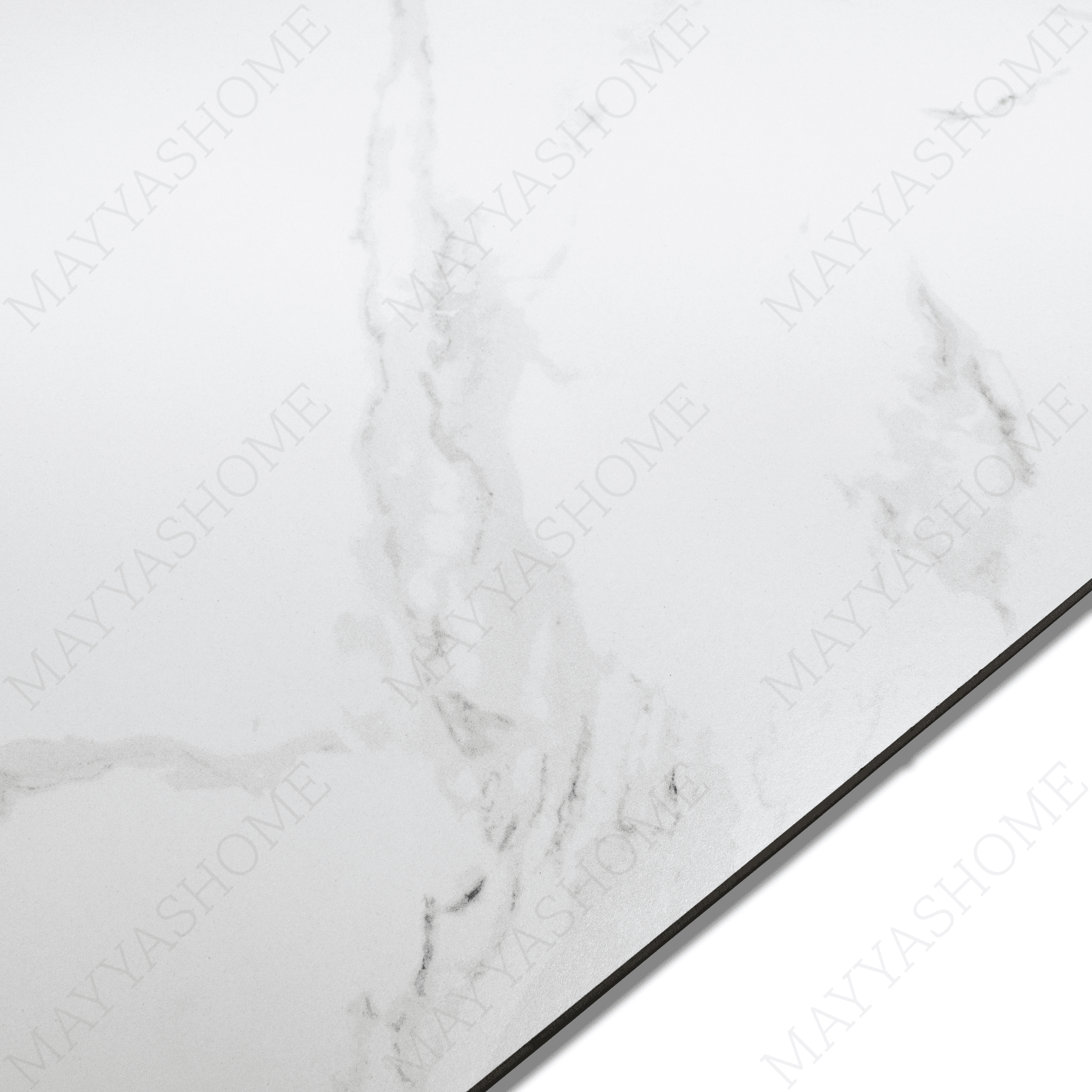 Imperial Bianco porcelain tile 60x120cm with 9mm thickness features a luxury marble look, durable porcelain body, ideal for floors and walls.