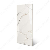 Ivory Crackle glossy porcelain tile 60x120cm with 9mm thickness features warm ivory tones, decorative crackle pattern texture and elegant polished finish.