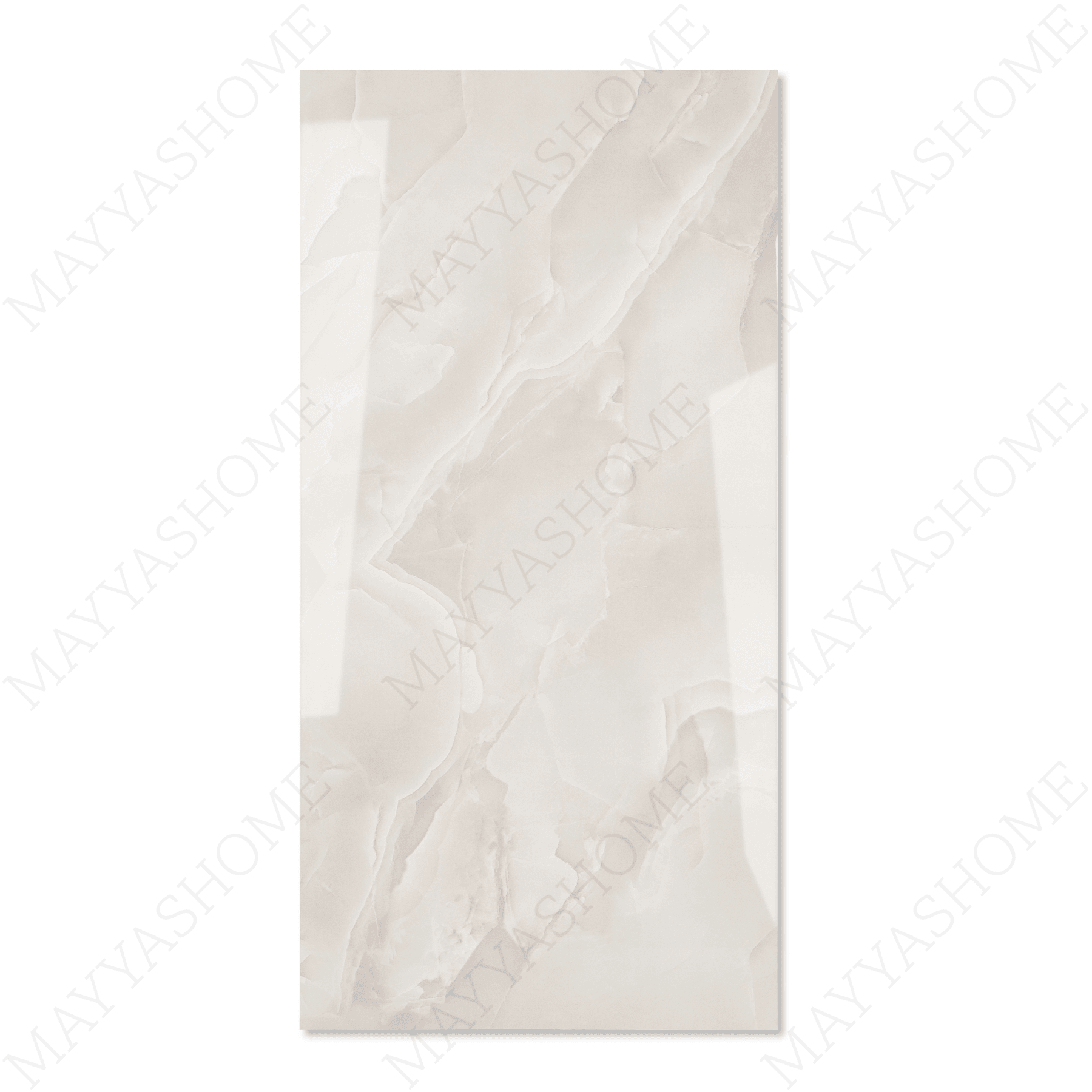 Ivory Flow porcelain tile 60x120cm 9mm thickness, beige marble look design, durable porcelain tile for elegant floors and walls.