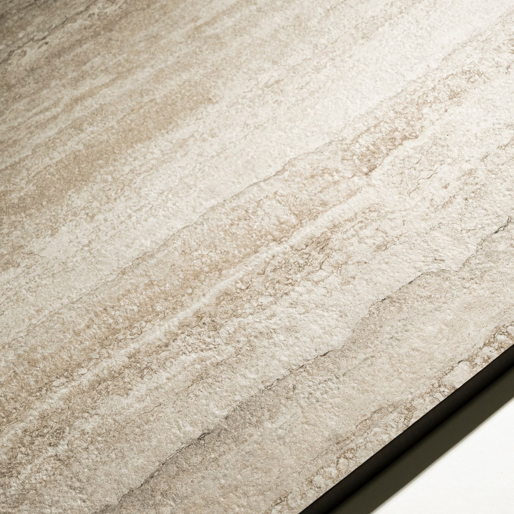 Ivory Sandstone matt porcelain tile 60x120cm x2mm with natural stone look, durable large format surface ideal for modern floors, walls and premium interiors.