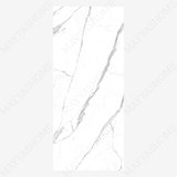LILAC WHITE 120x278cm carved white tile with intricate texture and a smooth matt finish. A premium large format tile for refined, modern interiors