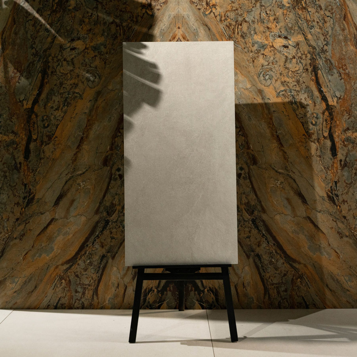 Loop Bianco matt porcelain tile 60x120cm x 2mm with elegant white surface. Durable large format tile ideal for modern floors and stylish interior walls.