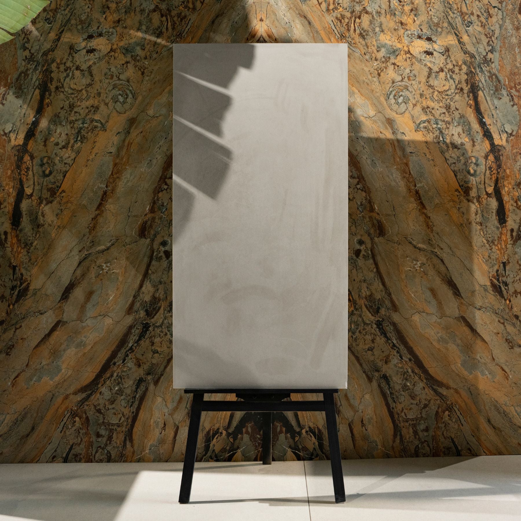 Luna Off White matt porcelain tile 60x120cm x2mm with soft stone look, durable large format surface ideal for modern floors, walls and premium interiors.