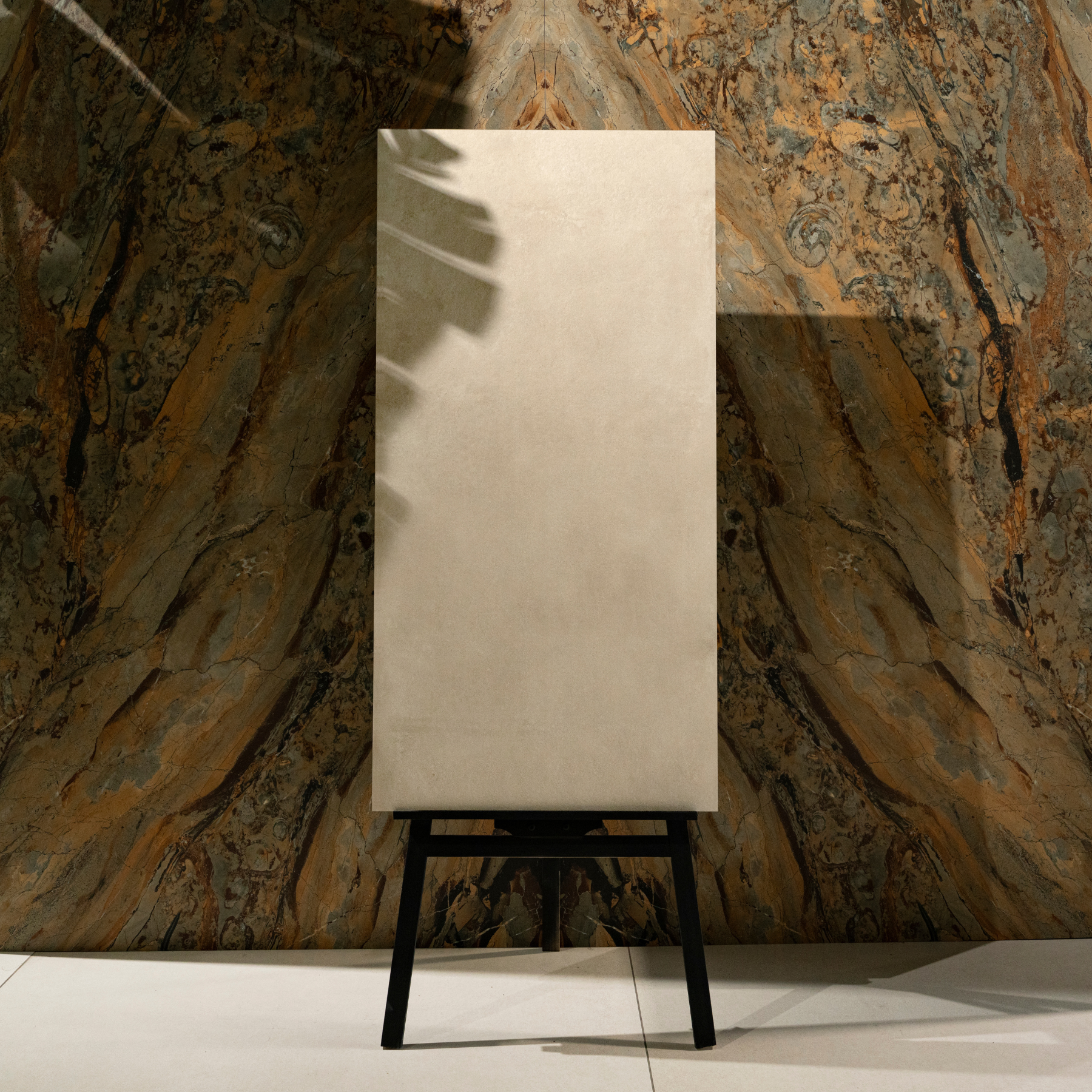 Luna Off White porcelain tile 60x120cm 9mm thickness, off white marble look design, durable porcelain tile for modern floors and walls.