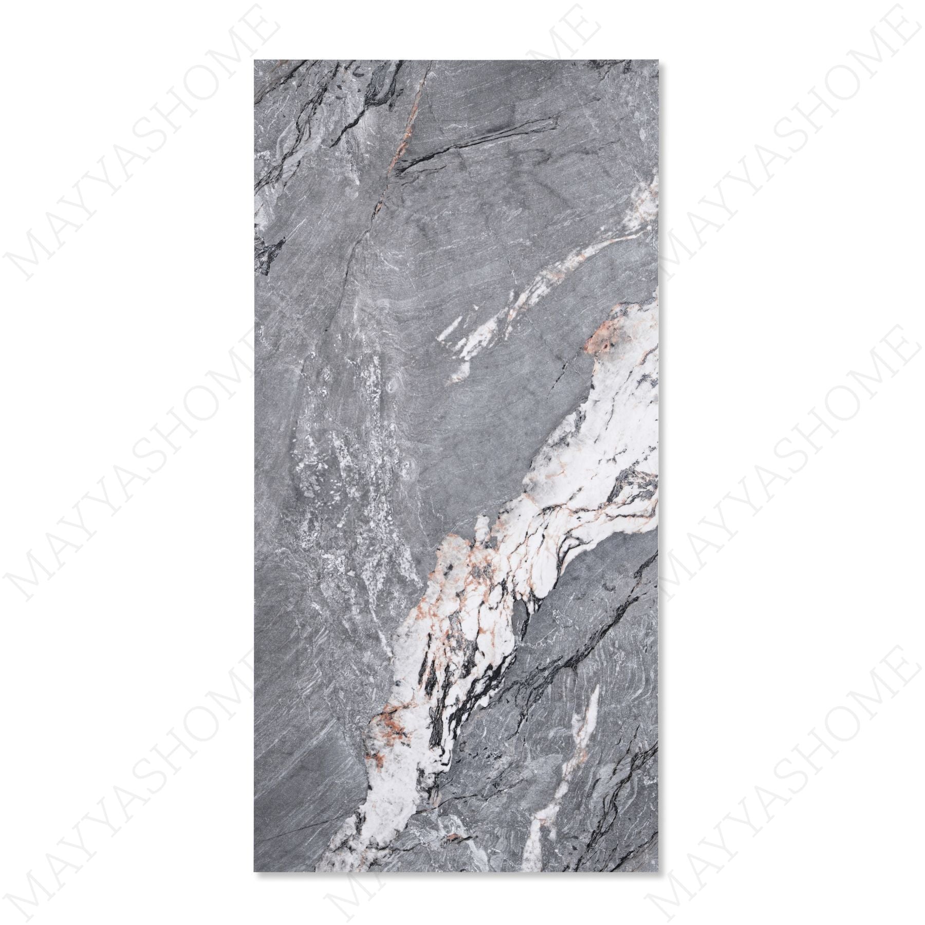Malachete Nero porcelain tile 60x120cm features a deep stone look with premium porcelain durability, ideal for modern floor and wall applications.