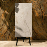 Marmi Beige marble-look porcelain tile with elegant beige veining, 60x120cm size & durable 9mm, ideal for modern walls & floors in residential & commercial spaces.