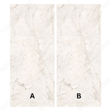 Marmo Ice 120x278cm glossy porcelain tile. Cool white tones with sleek finish, 09mm durable slab, seamless luxury look for modern interiors.