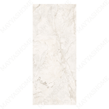 Marmo Ice 120x278cm glossy porcelain tile. Cool white tones with sleek finish, 09mm durable slab, seamless luxury look for modern interiors.
