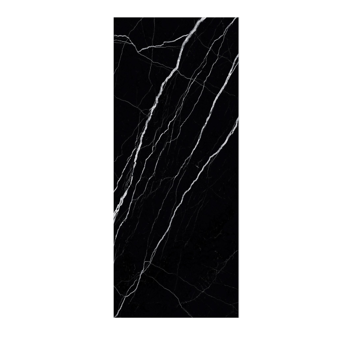 Marquina Black 80×240cm / 80×320cm / 120×240cm Black 15mm – Glossy & Matt Porcelain Tile
