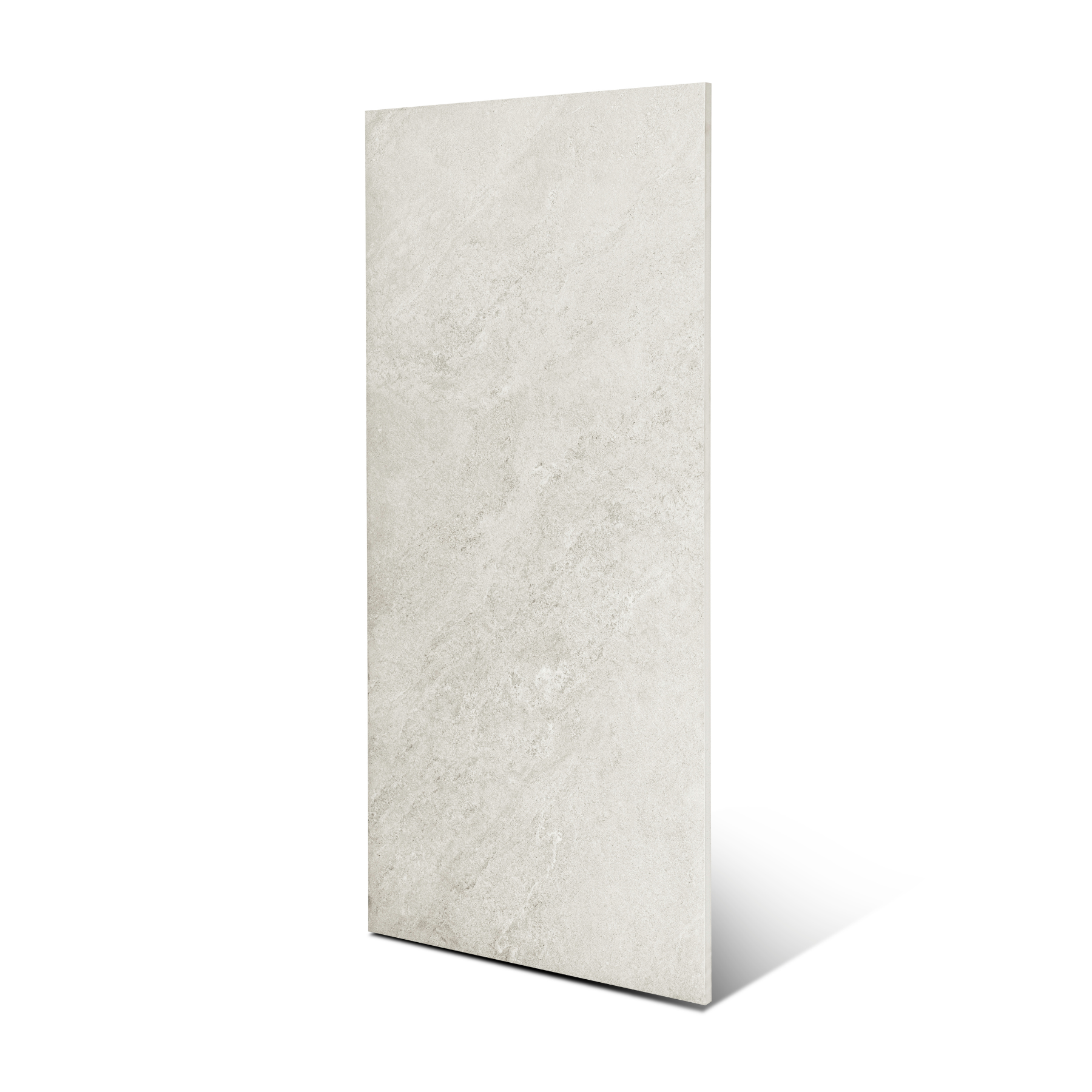 Mountain White porcelain tile 60x120cm 2mm thickness, white stone look design, durable porcelain tile for modern floors and walls.