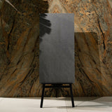 New Brazilian Black matt porcelain tile 60x120cm x 2mm featuring a bold natural stone look, durable large format surface ideal for modern floors and stylish interior walls.