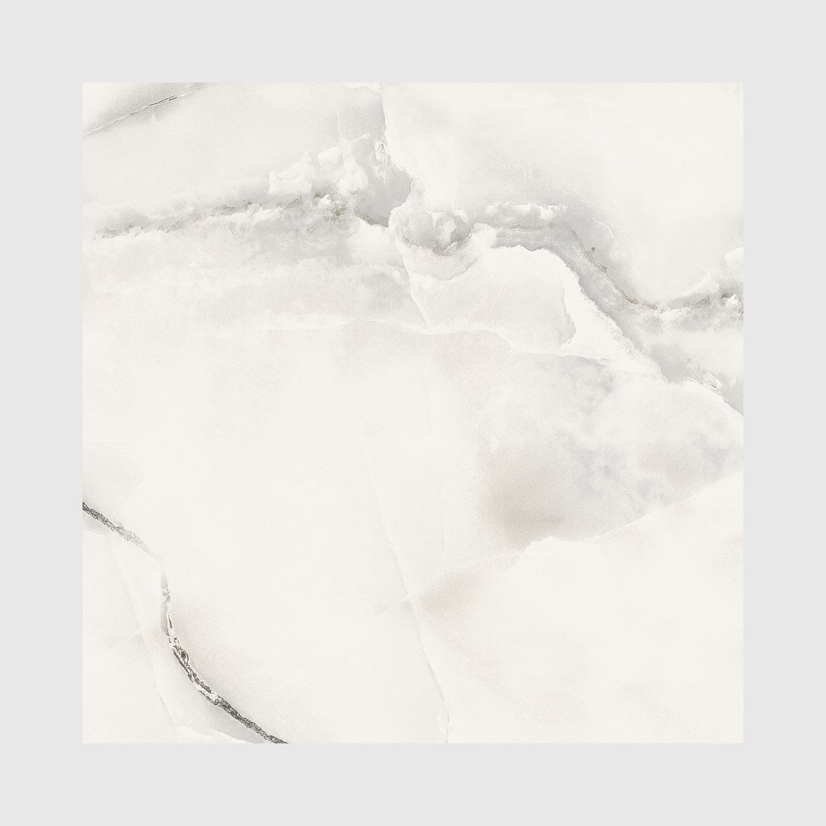 ORLANDO PEARL 60x60cm Glossy Porcelain Tile – 09MM Pearl Grey Marble Look