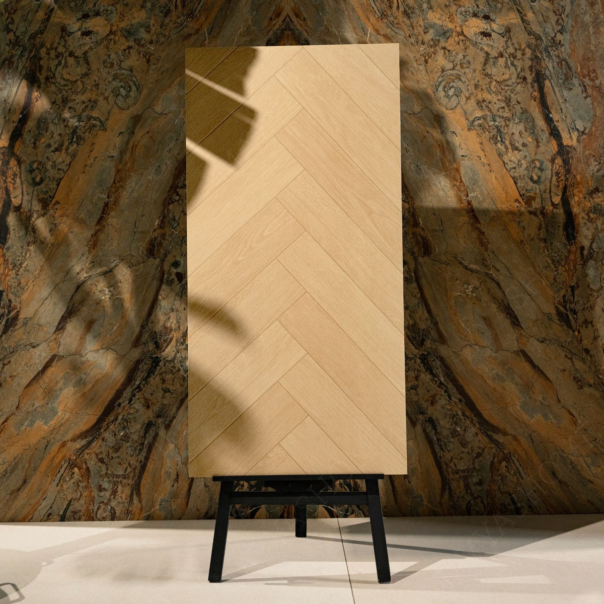 Oak Dune porcelain tile 60×120cm features a soft oak wood texture with durable porcelain strength, ideal for warm interiors and modern living spaces.