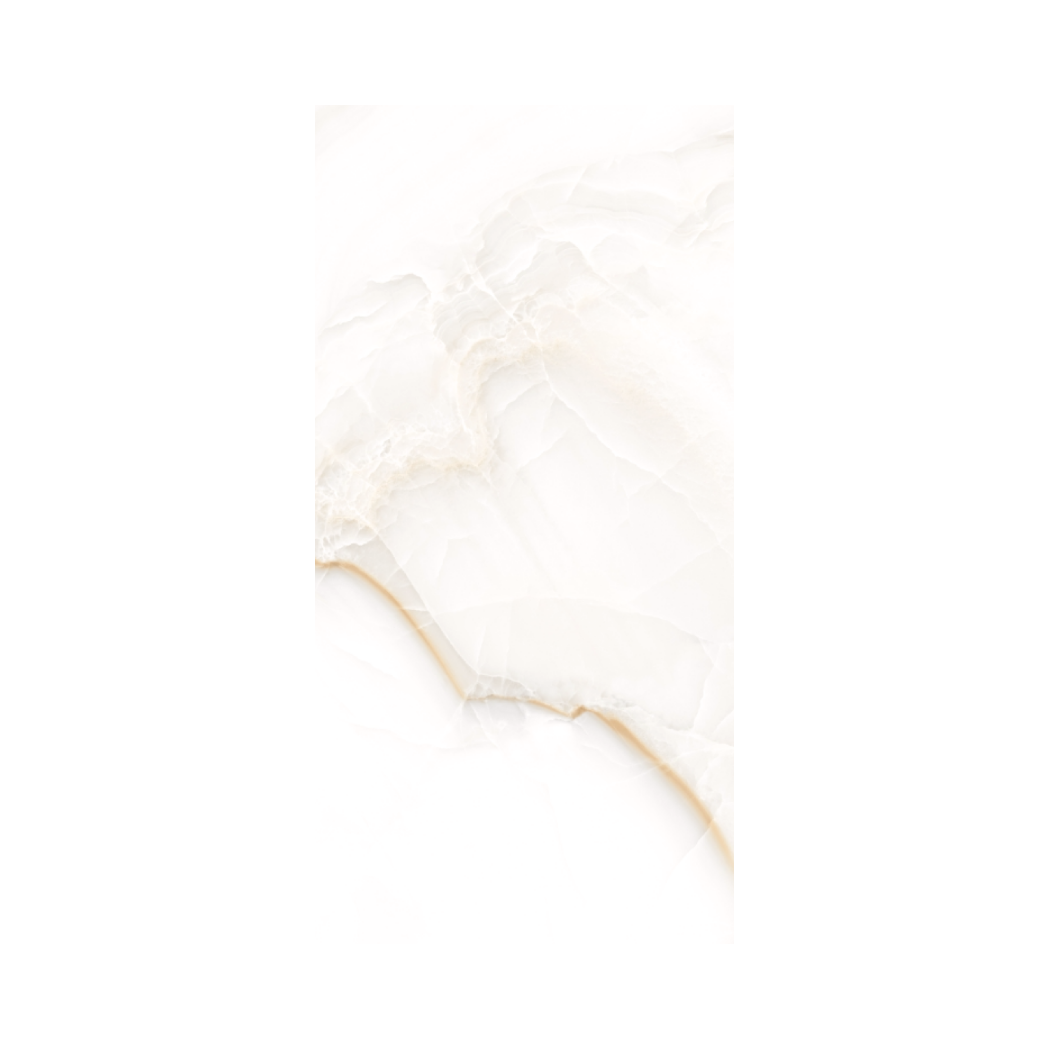  Onice Beige 120x240cm glossy tile with soft beige onyx design. Ideal for luxury bathrooms, living spaces, and modern feature walls.