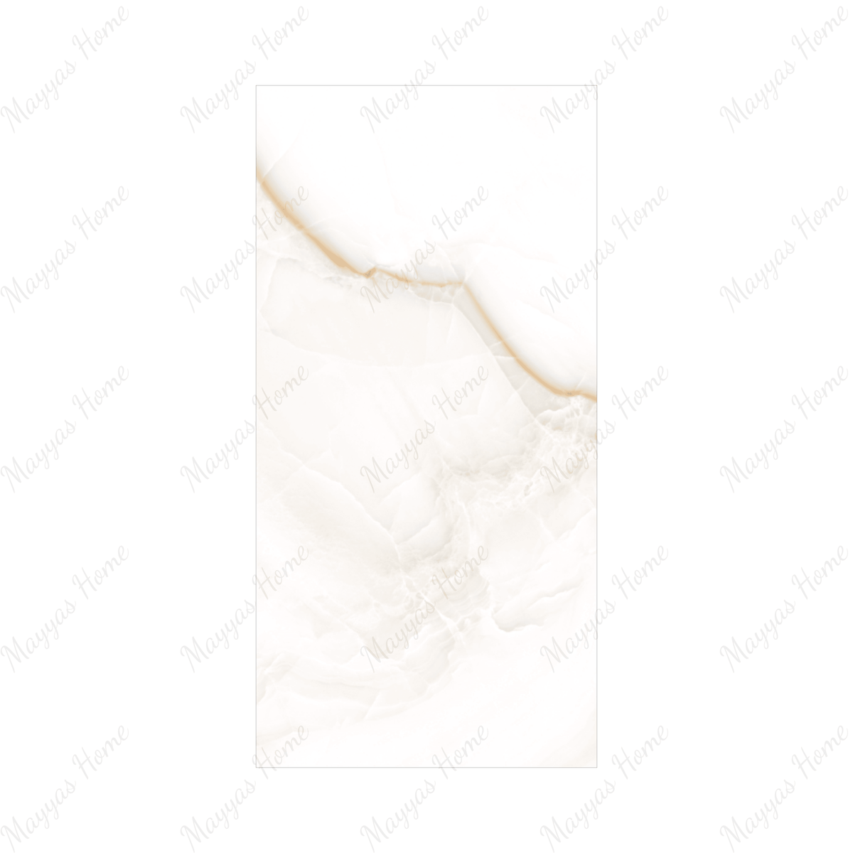  Onice Beige 120x240cm glossy tile with soft beige onyx design. Ideal for luxury bathrooms, living spaces, and modern feature walls.