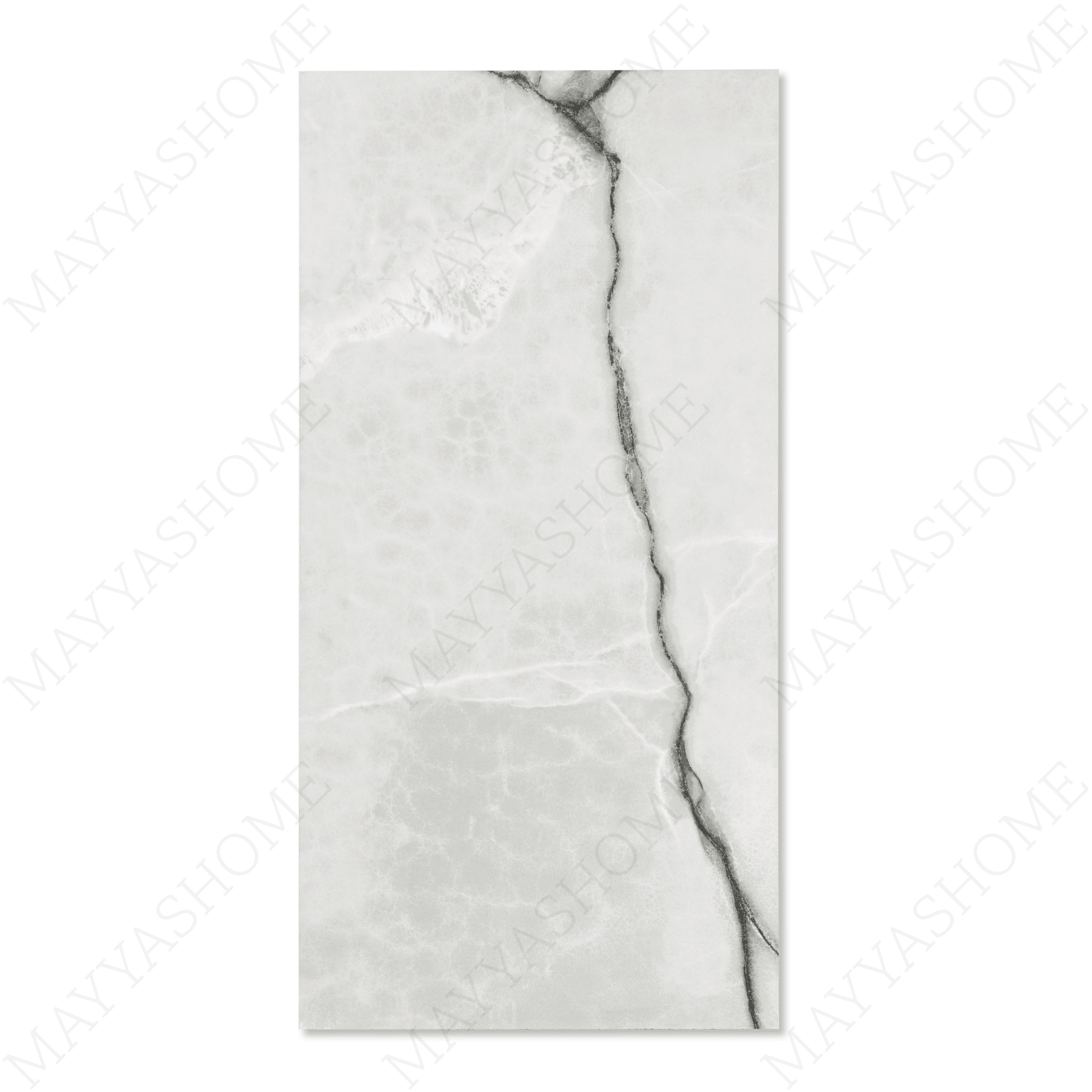 Onyx Steel porcelain tile 60x120cm with 9mm thickness features a bold onyx marble look, durable porcelain body for floors and walls.