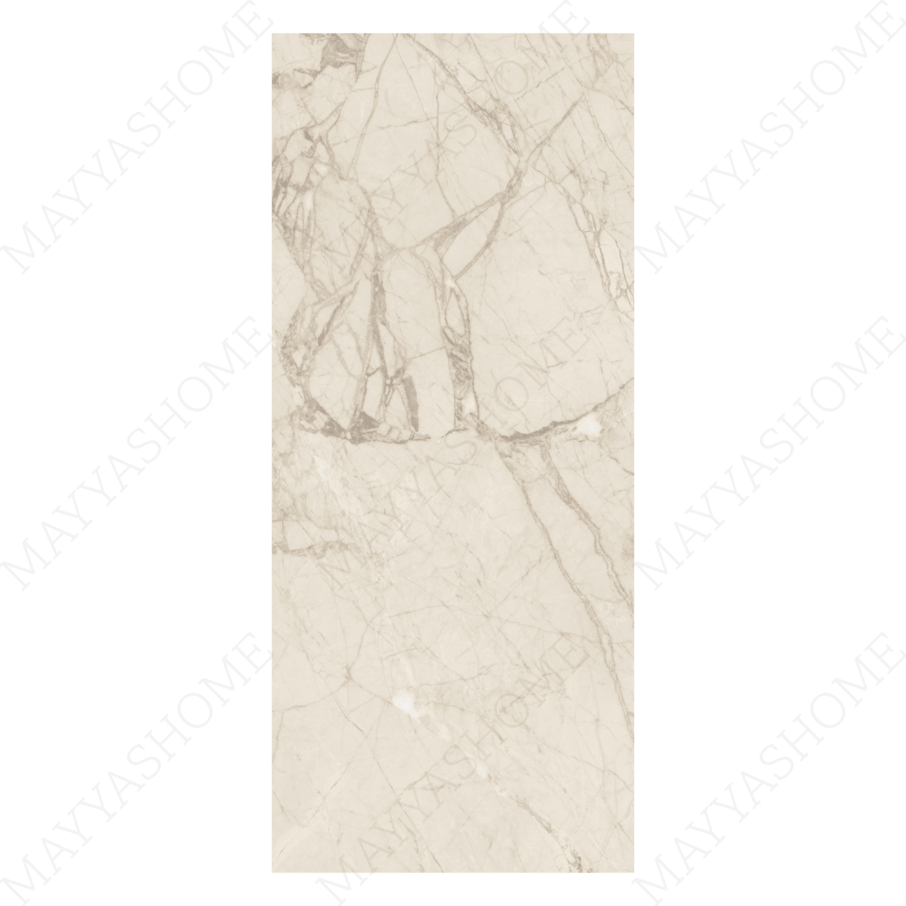 Opus Beige 120x278cm glossy porcelain tile. Warm beige marble look, 09mm slab, seamless finish, perfect for luxury walls, floors & interiors.