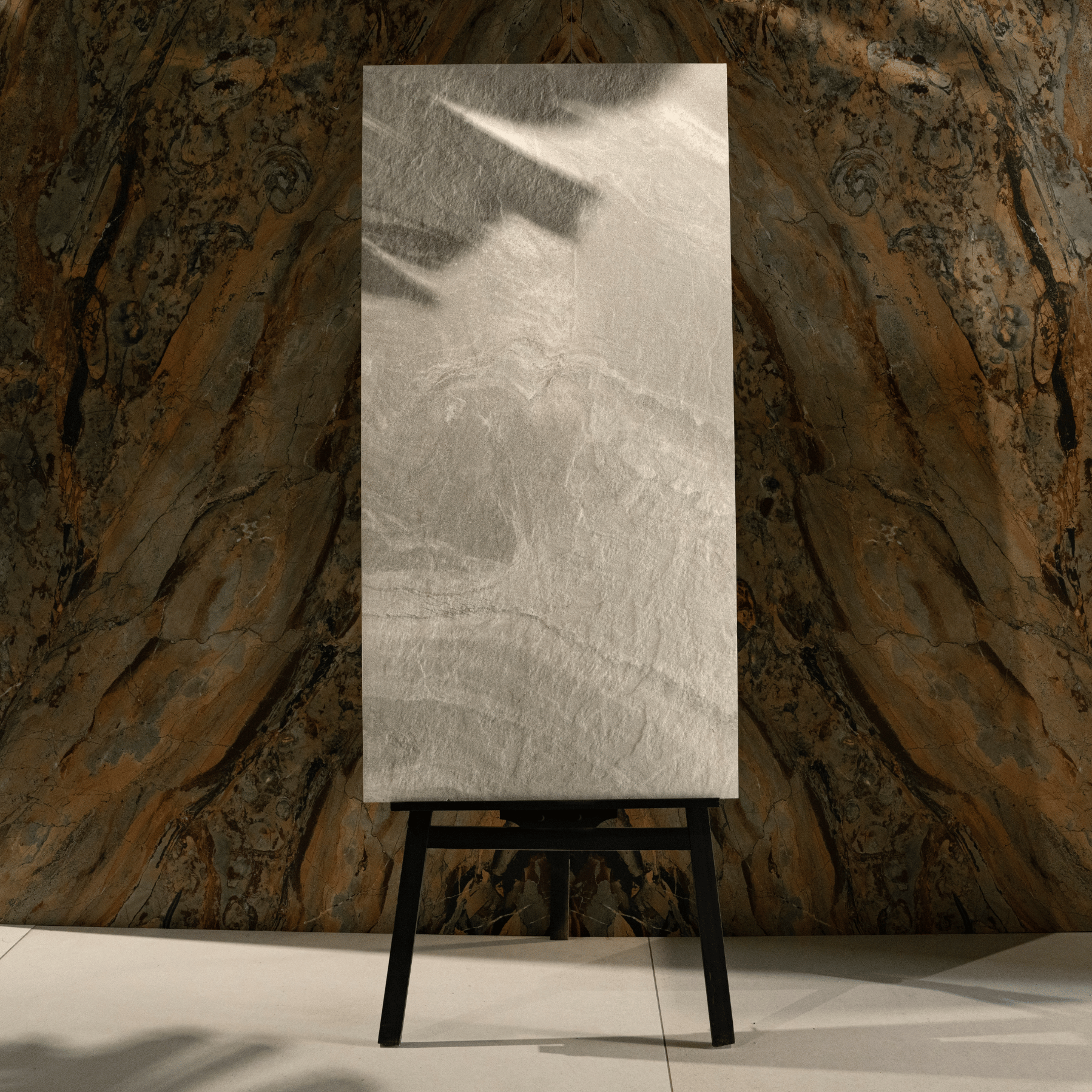 Picasso Crema porcelain tile 60x120cm 20mm thickness, marble look design, durable porcelain tile for indoor and outdoor floors.