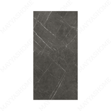 Pietra Grey 120x240cm glossy tile with subtle veining and sleek finish. A timeless stone-inspired design for luxury modern interiors.