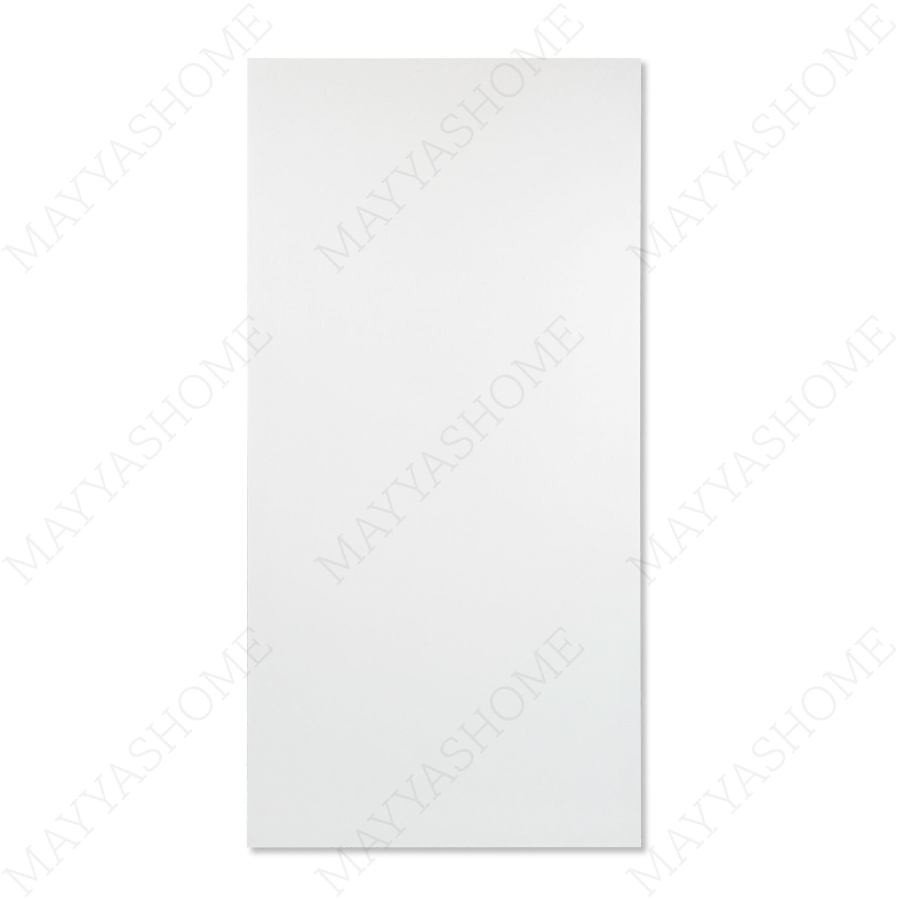 Plain White porcelain tile 60x120cm 9mm thick offers a clean minimalist look with strong porcelain performance for modern floor and wall designs.