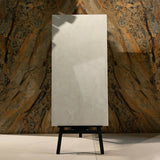 Porter Sky glossy porcelain tile 60x120cm with 9mm thickness features cool sky blue tones, refined surface detail and elegant polished finish.