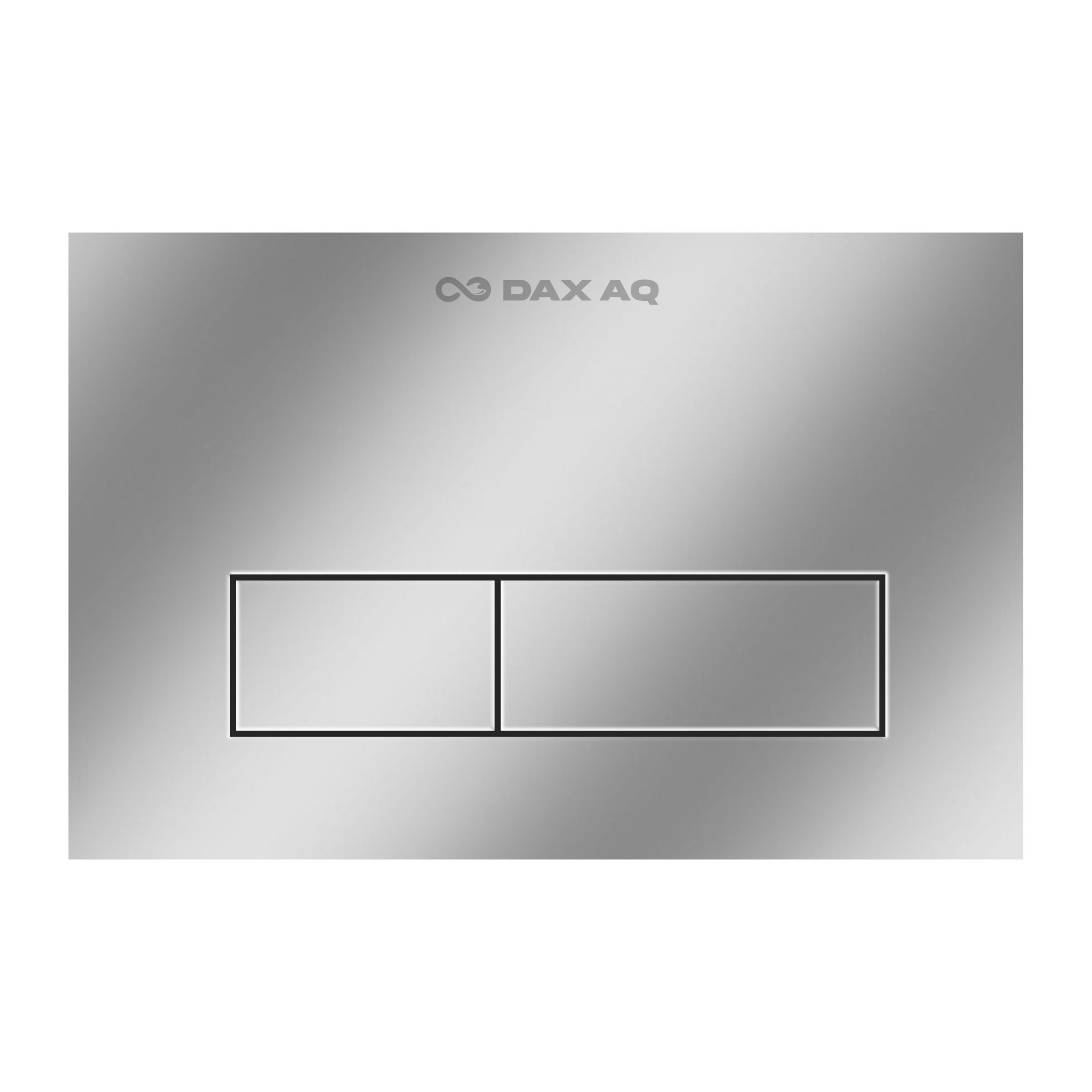 Premium chrome polished flush plate with dual control, scratch resistance, silent operation, and modern minimalist design for luxury bathrooms.