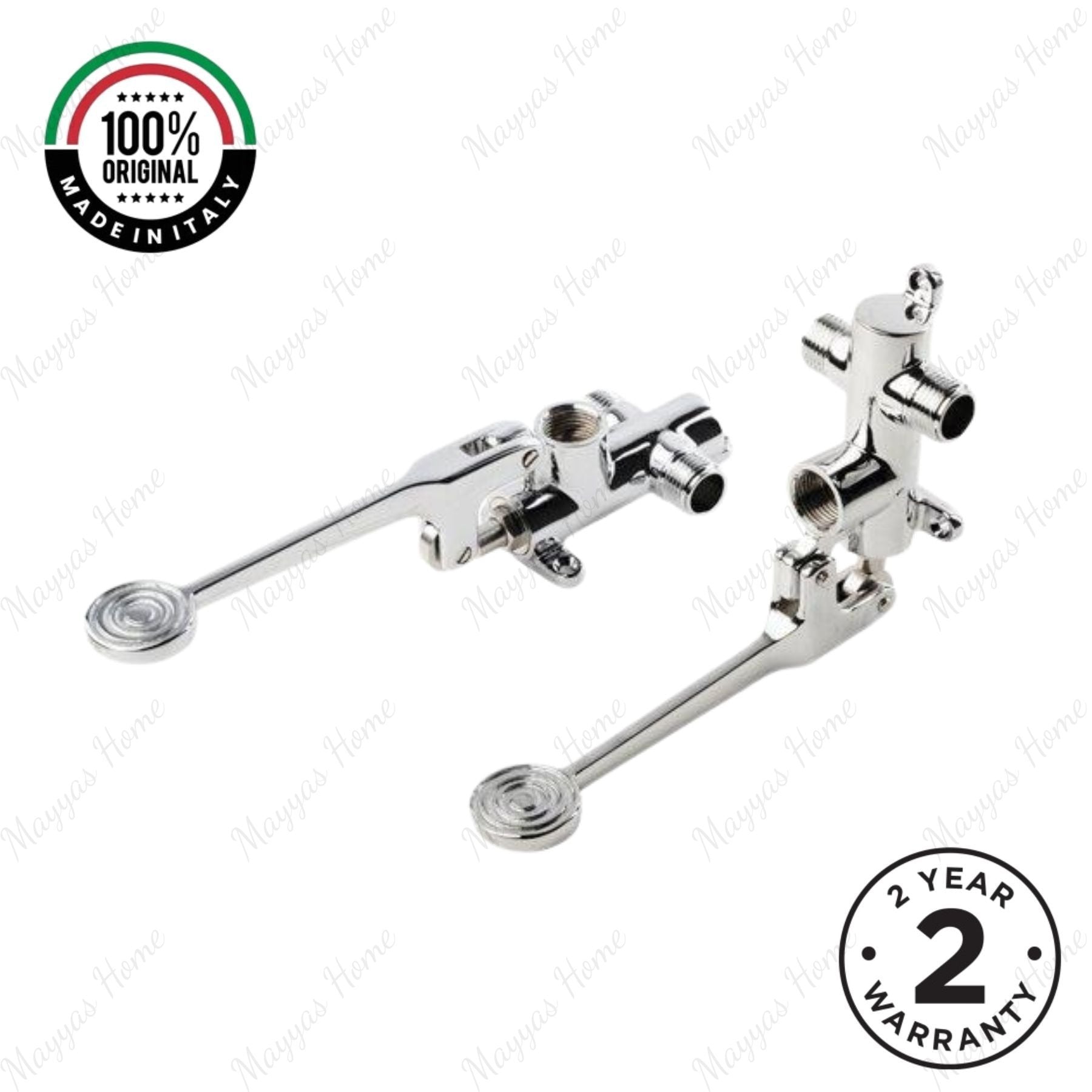 Progressive instant mixer tap with hygienic pedal control for floor or wall installation. Ideal for hospitals, commercial kitchens and laboratories across UAE.