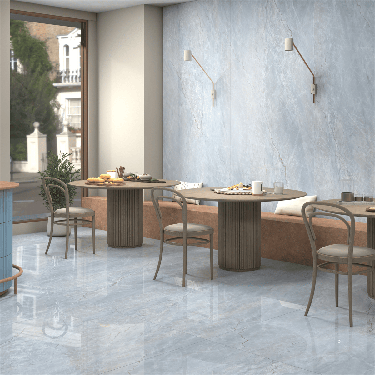Aurora Aqua Onyx 120x240cm 09mm – Glossy Tile