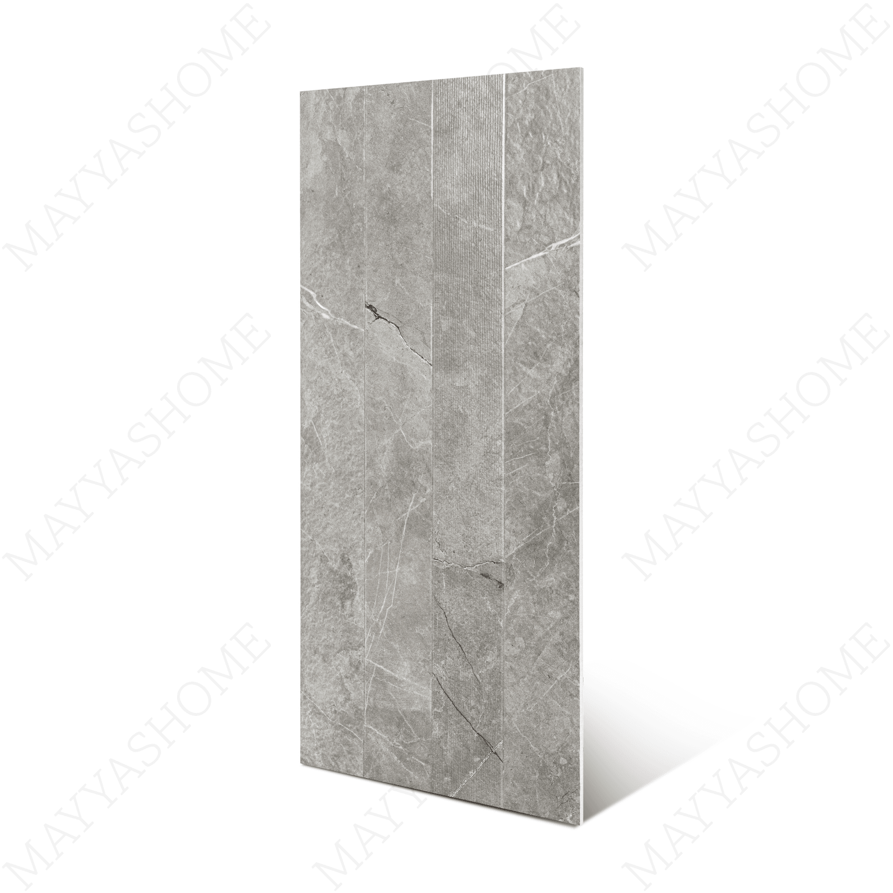 Rock Sterlina Henna porcelain tile 60x120cm 9mm thickness, brown stone look design, durable porcelain tile for warm modern floors and walls.