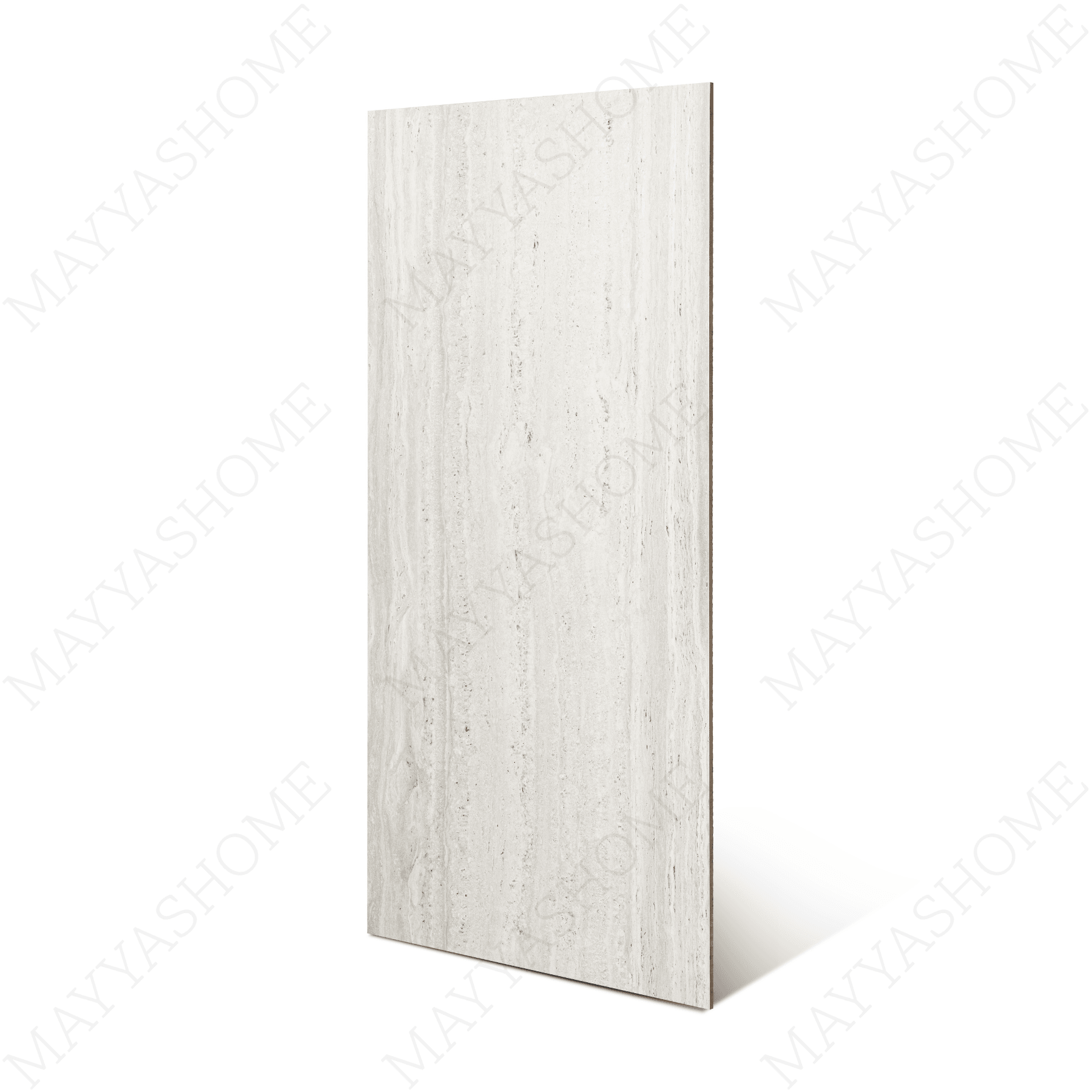 Roma Travertino Bianco porcelain tile 60x120cm 9mm thickness, white travertine marble look design, durable porcelain tile for elegant floors and walls.
