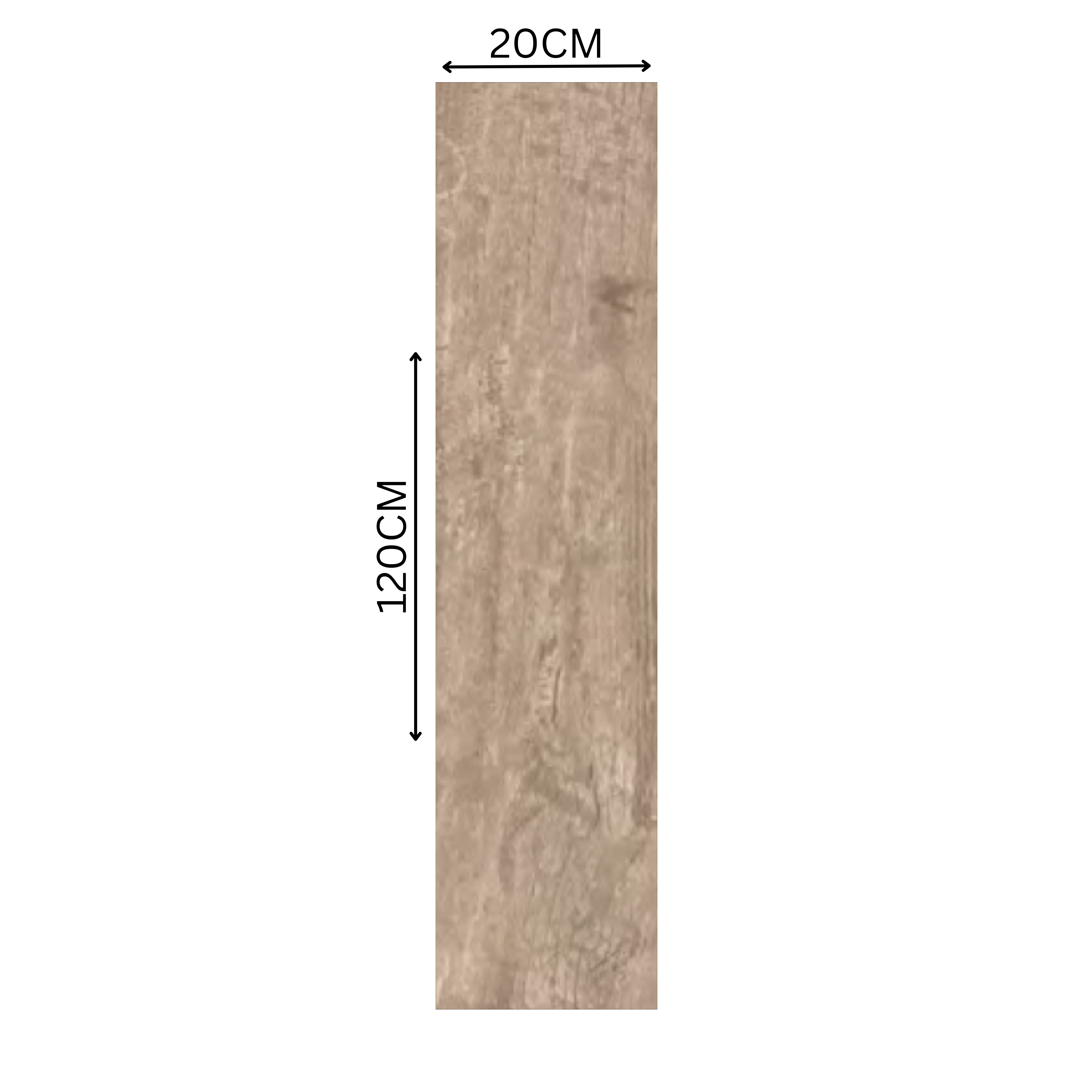 SPERIA SMOKE porcelain tile in 20x120cm plank size with matte finish and 9MM thickness. Sophisticated smoke grey wood-look tile for modern interiors.